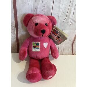 U.S Postal Service Stamp Plush Bear I LOVE YOU Stamp With Stamp NEW 2002